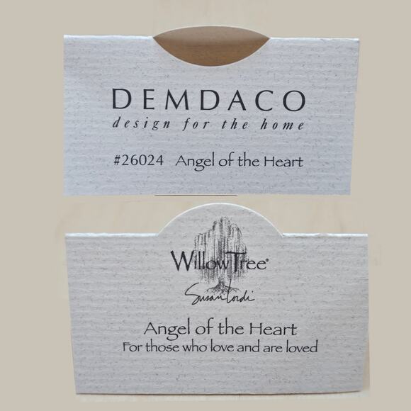 Willow Tree Angel of the Heart Small Demdaco #26024 Susan Lordi 2000 New in Box - Picture 8 of 8
